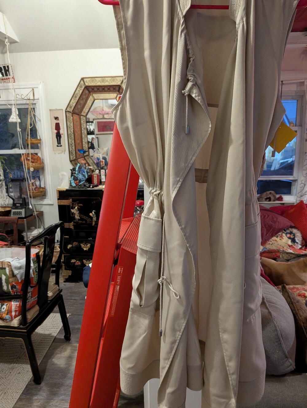 GAP Light Beige Jacket with Subtle Pink Hue - Picture 3 of 4
